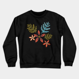 Cute Pine & Poinsettia Crewneck Sweatshirt